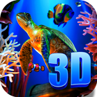 Aquarium 3D Live Wallpaper 4K icône