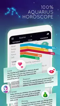 Screenshot 1 for Aquarius Horoscope Daily