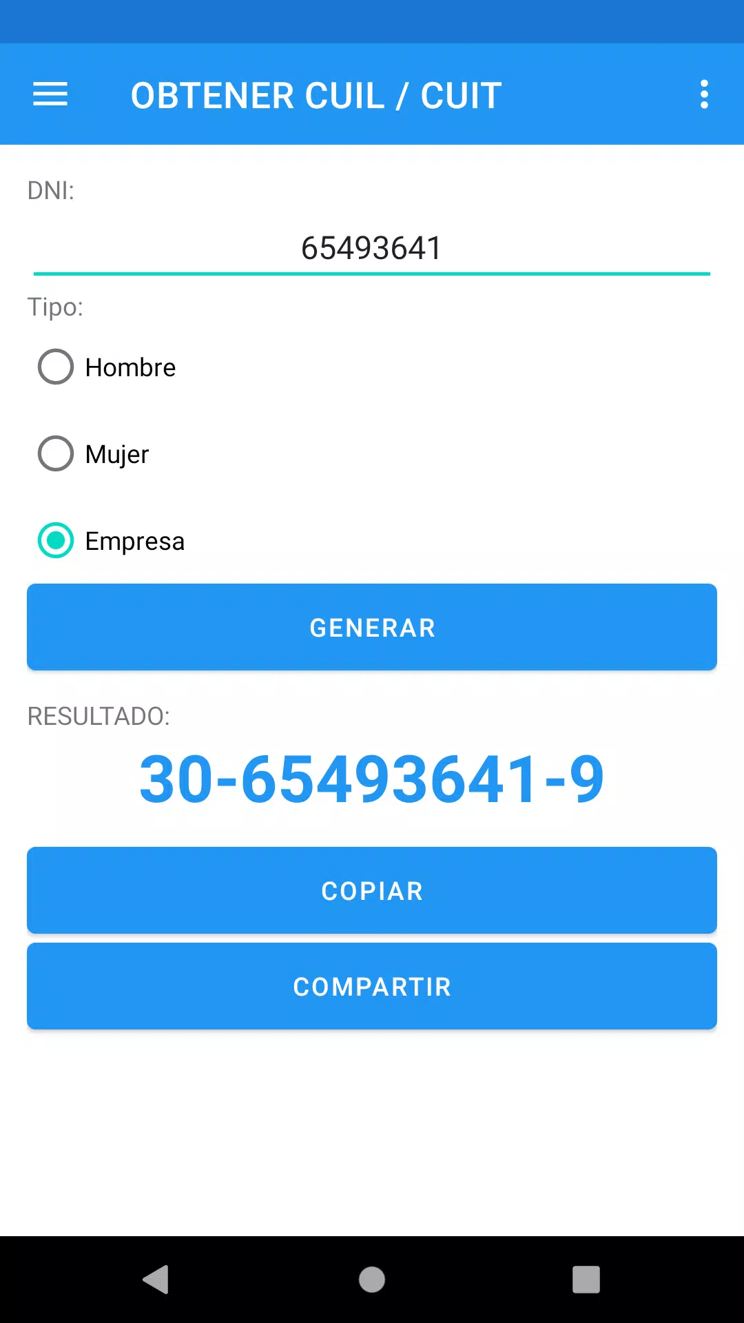 Descarga de APK de Mi CUIL/CUIT Online Plus para Argentina para Android
