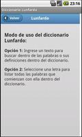 Diccionario Lunfardo ภาพหน้าจอ 2