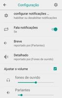 Notificações faladas imagem de tela 3