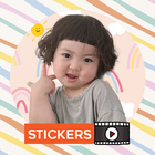 Jin Miran Cute Animated WAStickerApps ikona