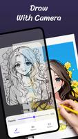 AR برنامج رسم - تتبع الرسم الملصق