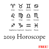آیکون‌ 2019 horoscope