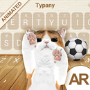 Thème de clavier animé de chat de football APK