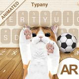 Soccer Cat Animated Keyboard Theme icon