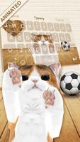 Soccer Cat Animated Keyboard Theme poster