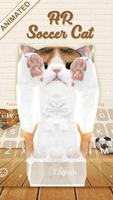 Soccer Cat Animated Keyboard Theme screenshot 1
