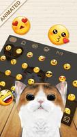 Soccer Cat Animated Keyboard Theme screenshot 2