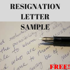 Resignation Letter Samples icône