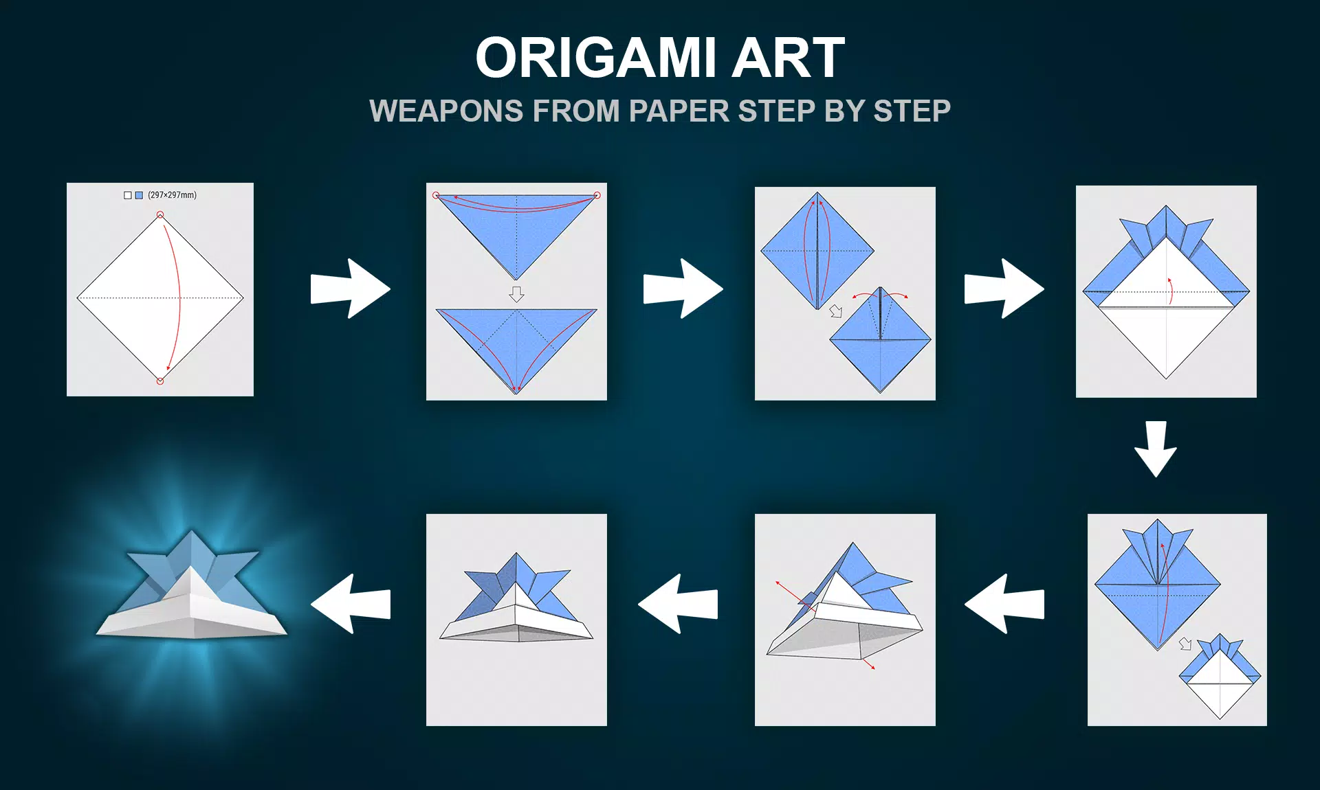 How To Make Origami Weapons Instructions