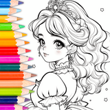 Juegos de pintar princesas APK