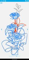 วิธีการวาดดอกไม้และช่อดอกไม้ ภาพหน้าจอ 2
