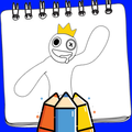 Rainbow Friends Coloring Book