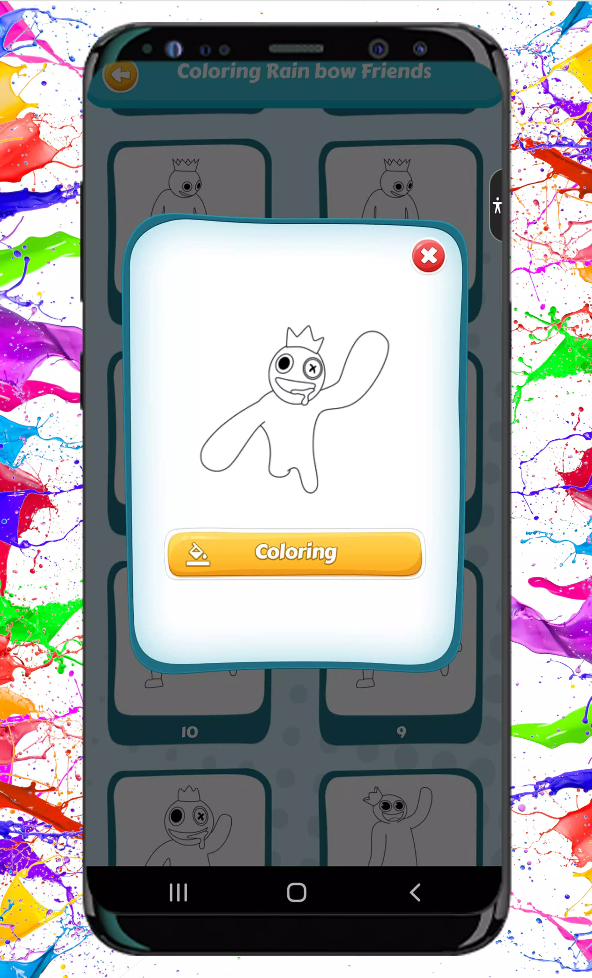 Download do APK de Colorir Amigos do Arco-Íris 2 para Android