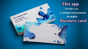 Business Card Maker Visiting C imagem de tela 3