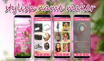 Stylish Name Maker Plakat