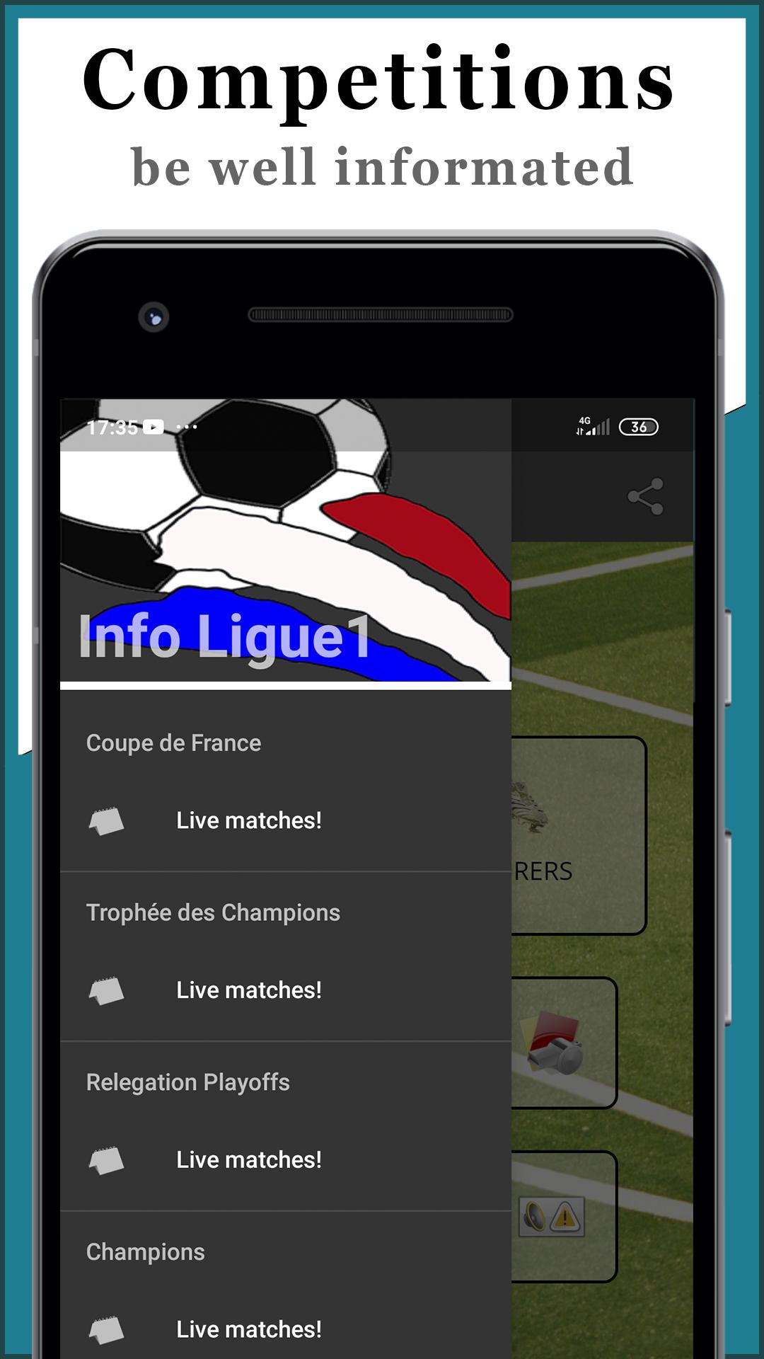 Info Ligue 1 pour Android - Téléchargez l'APK
