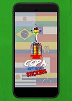 南美足球足球隊貼紙 海报