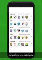 WhatsApp Stickers Libertadores Football Teams captura de pantalla 1