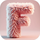 Ai Fur Logo : 3D Fluffy Logo simgesi