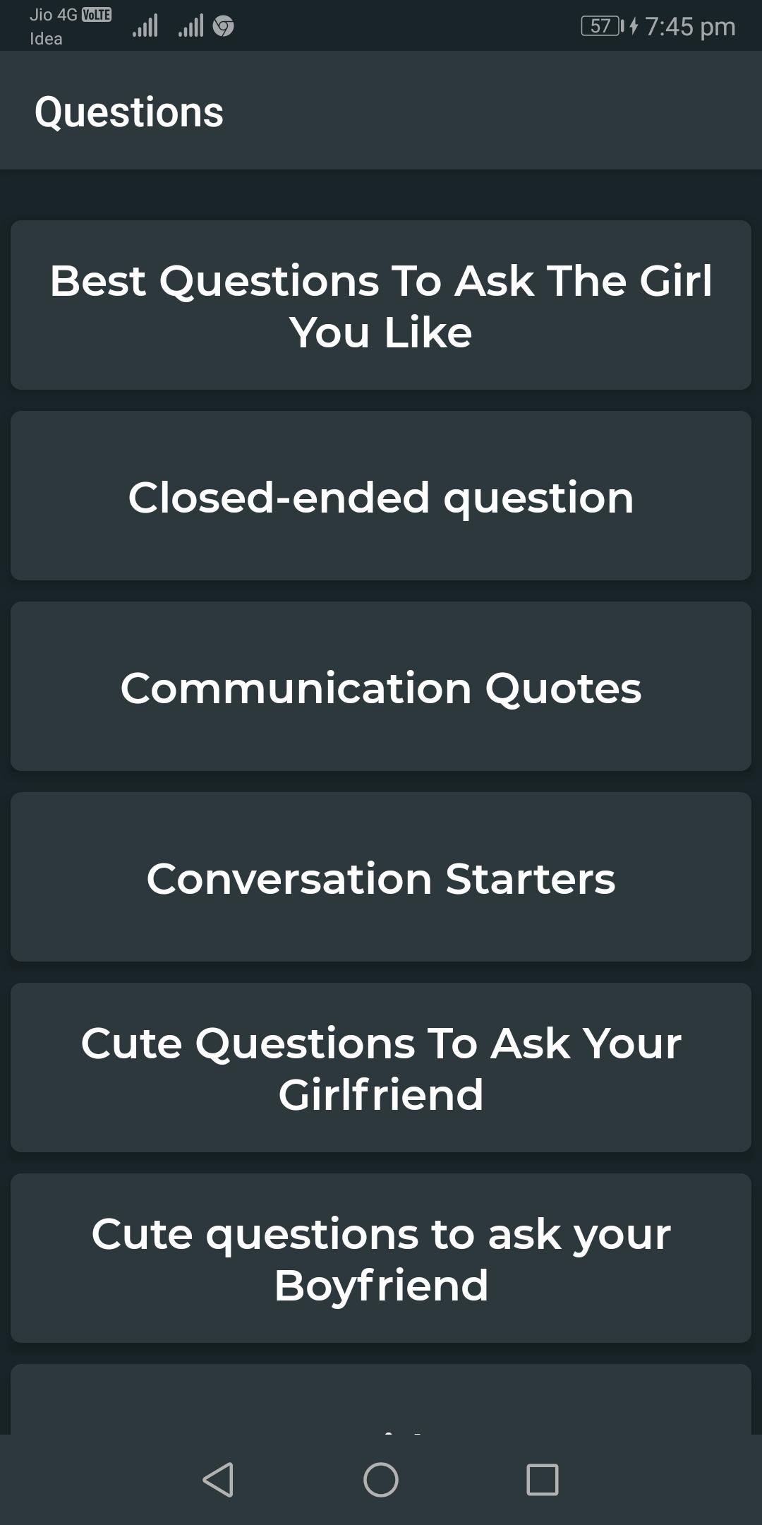 Questions to ask your Girlfriend/Boyfriend (Flirt) 17