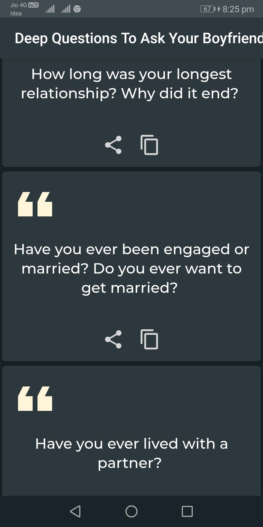 Questions to ask your Girlfriend/Boyfriend (Flirt) 8