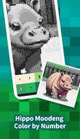 Hippo Moodeng: Color by Number poster