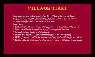 Village Tikki Affiche