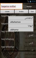 Arabic Uzbek Dictionary Poster