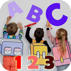 ABC enfant arabe apprenant l'anglais éducation icône