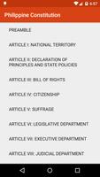 Philippine Constitution Affiche