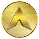 قوس قاذفة الذهب والأسود الموضوع + أيقونة حزمة APK