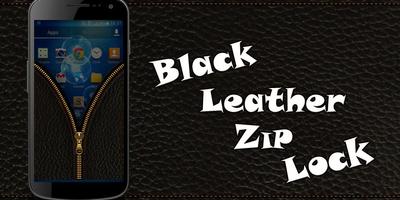Black Leather Zipper Lock 포스터