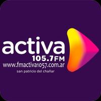 Radio Activa FM 105.7 San Patricio del Chañar NQN الملصق