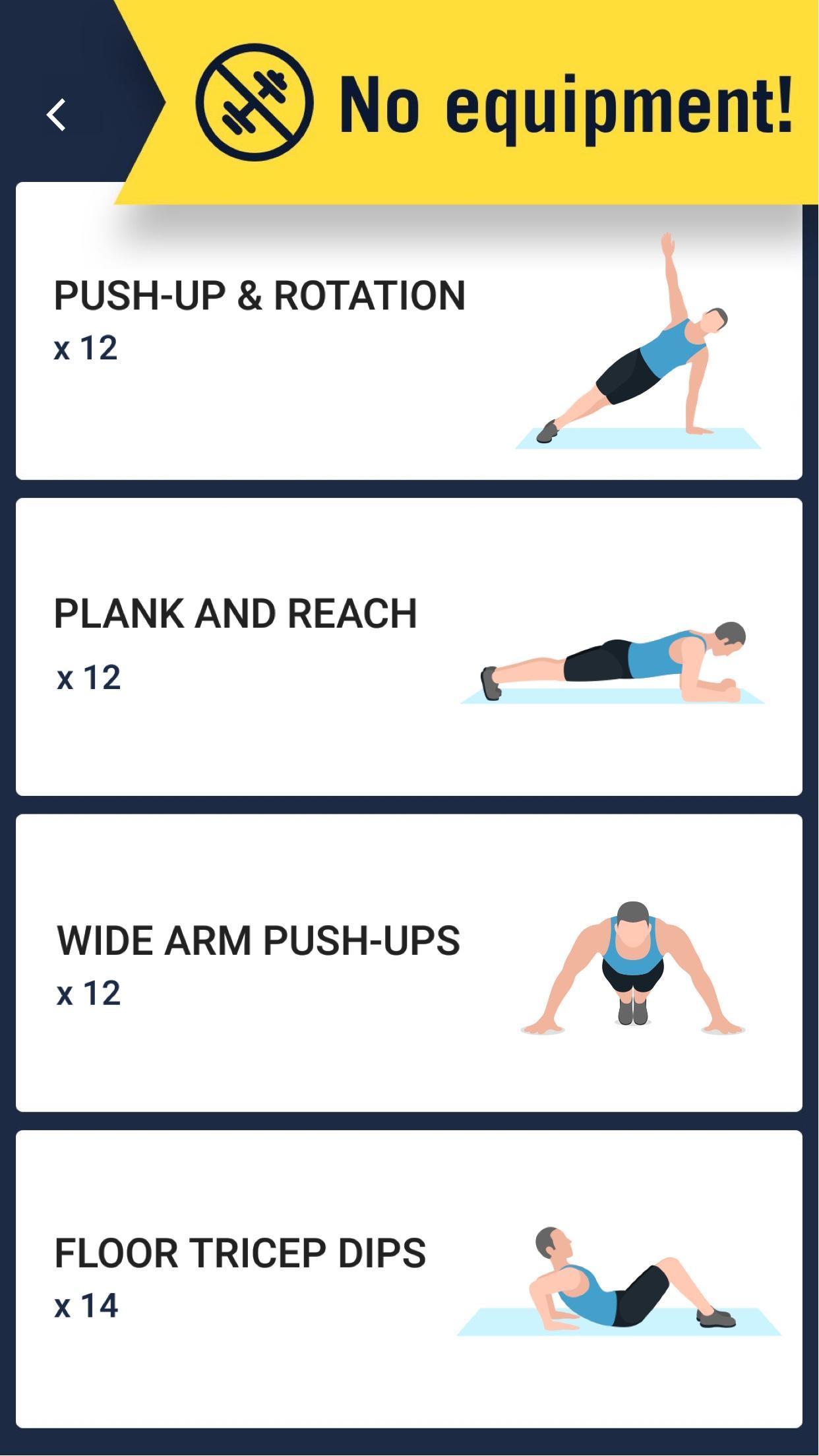 5 Day Arm Workout App Android for Build Muscle
