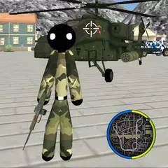 US Army Stickman Rope Hero counter OffRoad APK 下載
