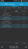 Work Log Pro screenshot 3