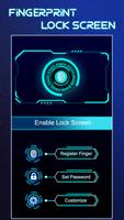 Fingerprint Lock Screen پوسٹر
