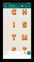 Christmas Alphabets WASticker(WAStickersApp) Plakat