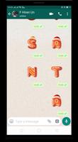 Christmas Alphabets WASticker(WAStickersApp) Screenshot 1