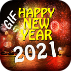 Happy New Year GIF иконка