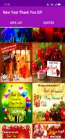 New Year Thank You GIF Cartaz