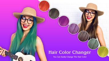 Hair Color Changer Affiche