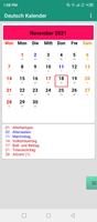 Deutsch Kalender screenshot 1