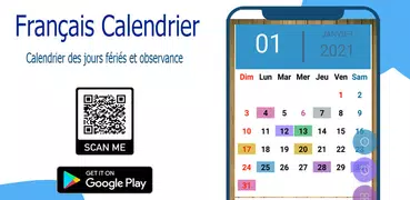 Français Calendrier 2024