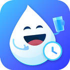 Nhắc nhở uống nước (H2O) biểu tượng
