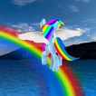 Pony on the rainbow ไอคอน