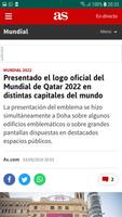 Noticias Mundial Qatar 2022 capture d'écran 1