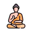 The buddha calendar 2023 icon